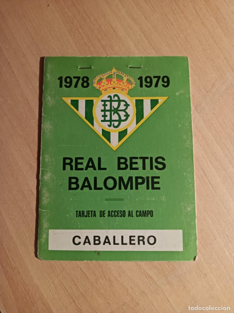 Sports collectibles: Carnet Real Betis 1978-79