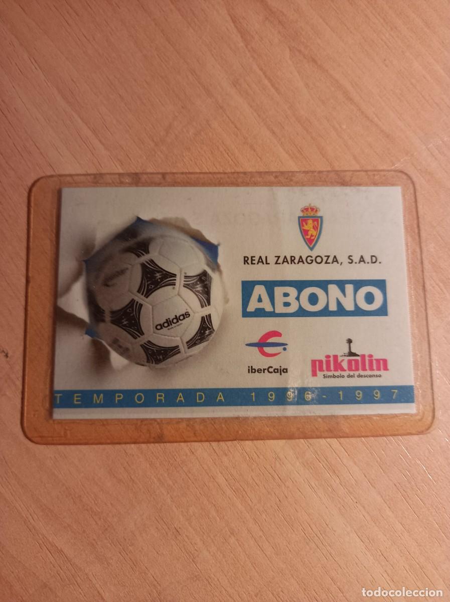 Sports collectibles: Carnet Real Zaragoza 1996-97