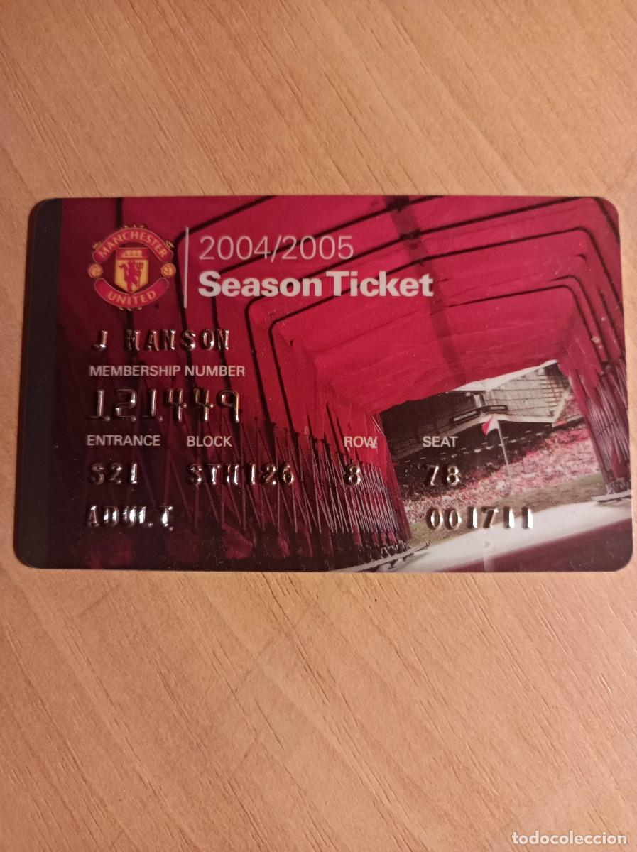 Sports collectibles: Carnet Manchester United 2004-05