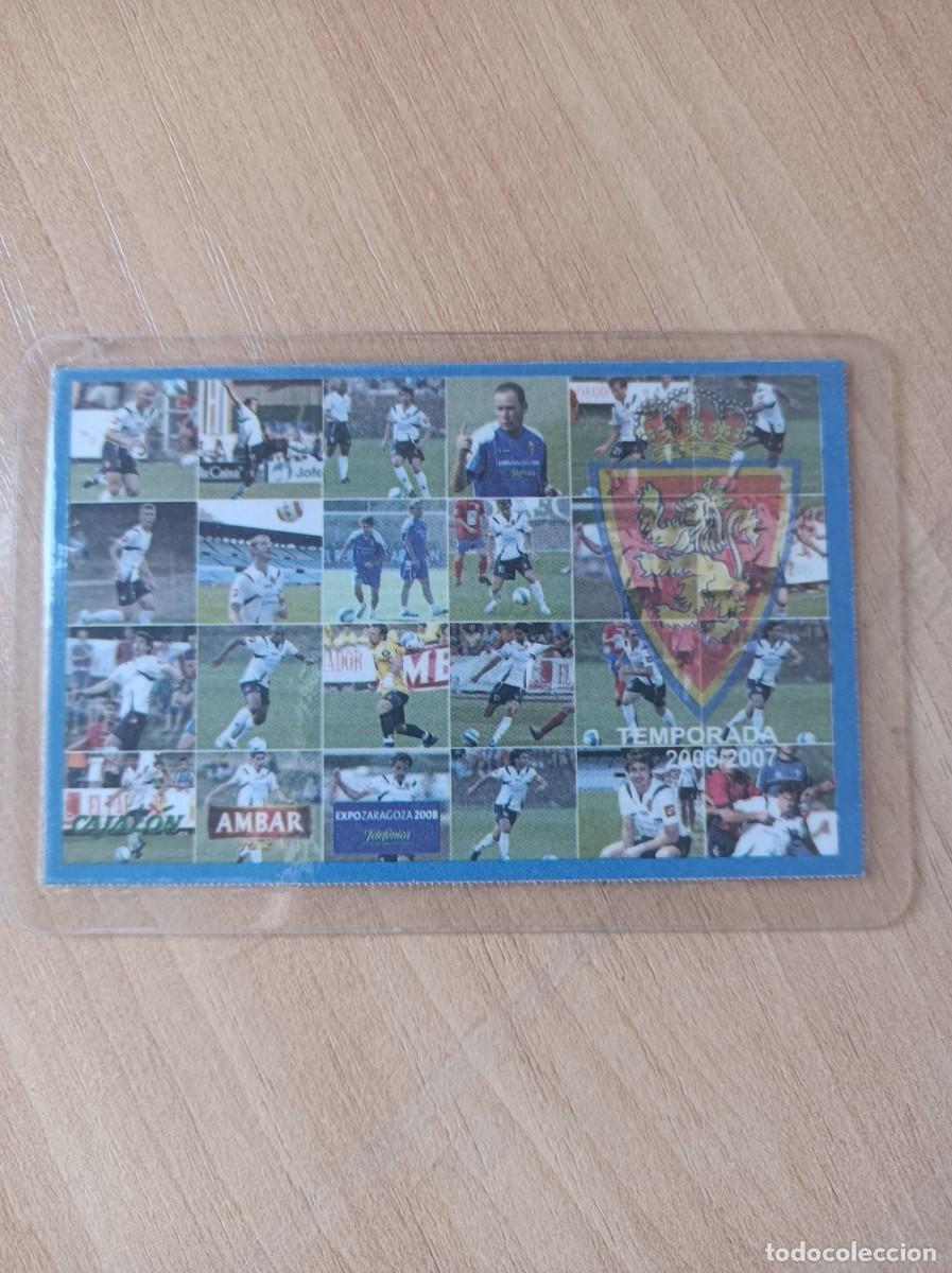 Sports collectibles: Carnet Real Zaragoza 2006-07
