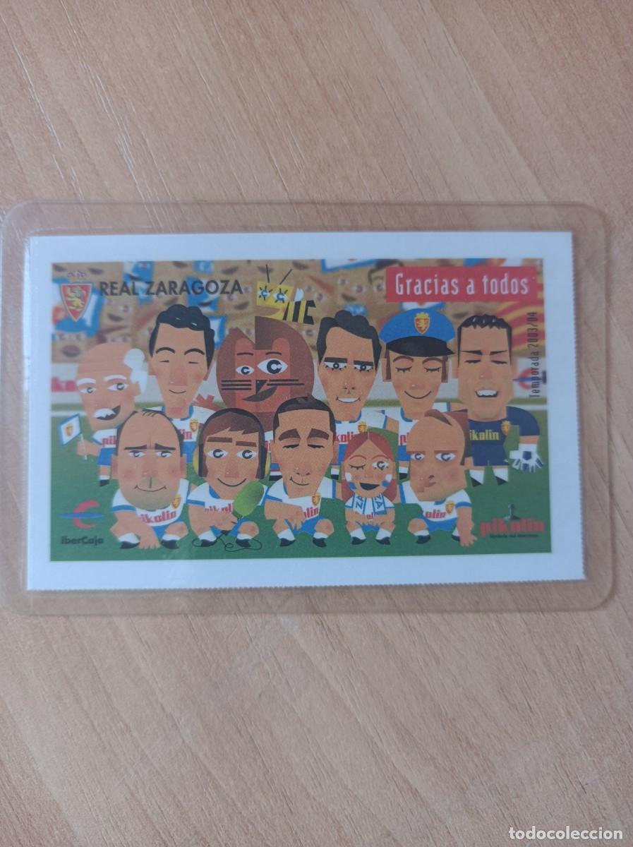 Sports collectibles: Carnet Real Zaragoza 2003-04