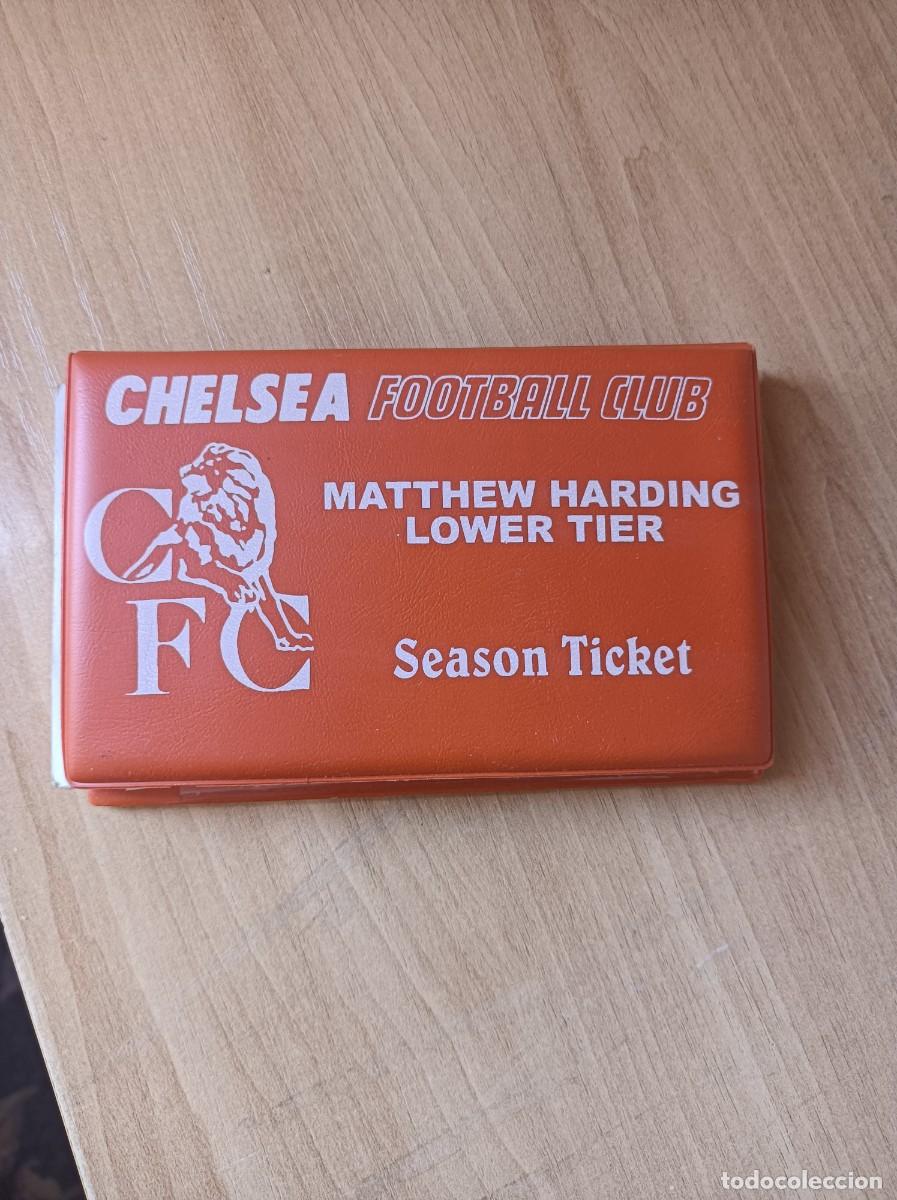 Sammelleidenschaft Sport: Carnet Chelsea FC, 1998-99 lleno de entradas