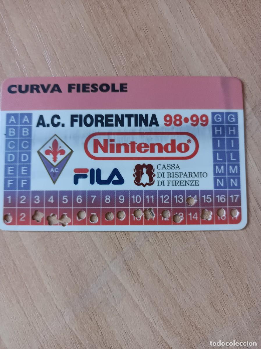 Sports collectibles: Carnet Fiorentina 1998-99