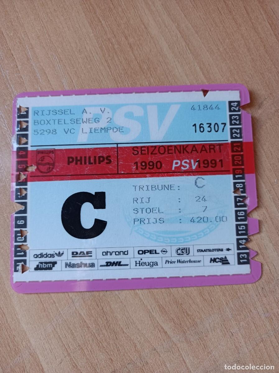 Sammelleidenschaft Sport: Carnet PSV Eindhoven 1990-91