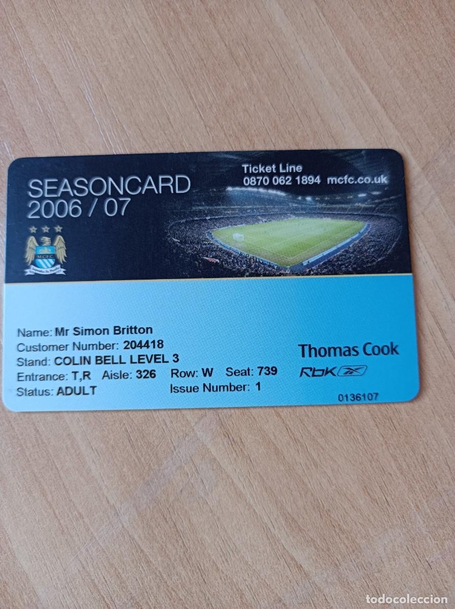 Sammelleidenschaft Sport: Carnet Manchester City 2006-07