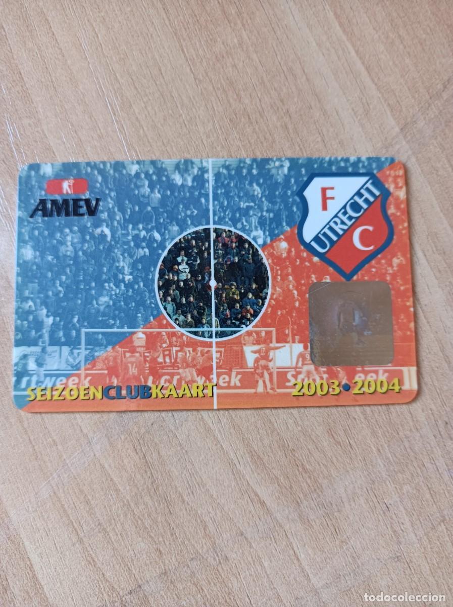 Sammelleidenschaft Sport: Carnet Utrech FC 2003-04