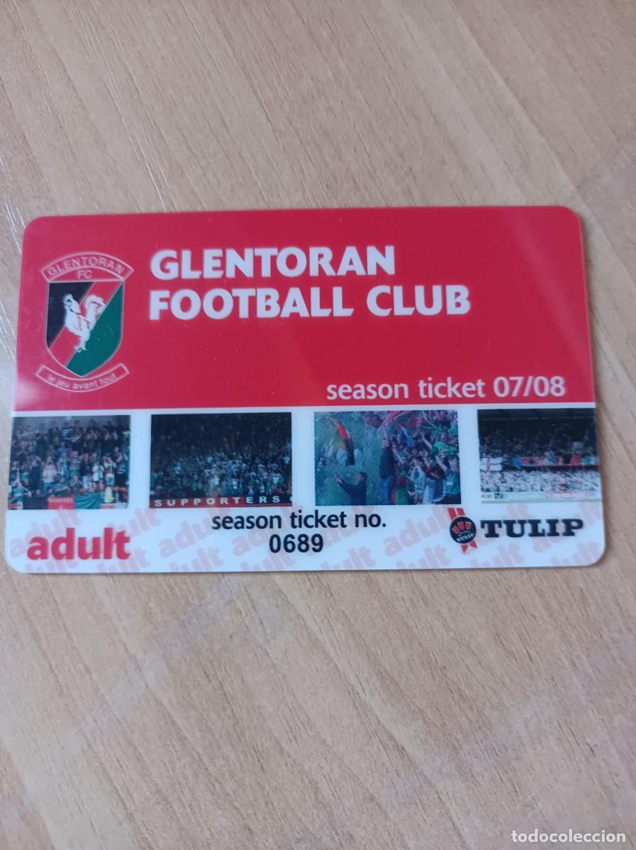 Sammelleidenschaft Sport: Carnet Glentoran FC 2007-08
