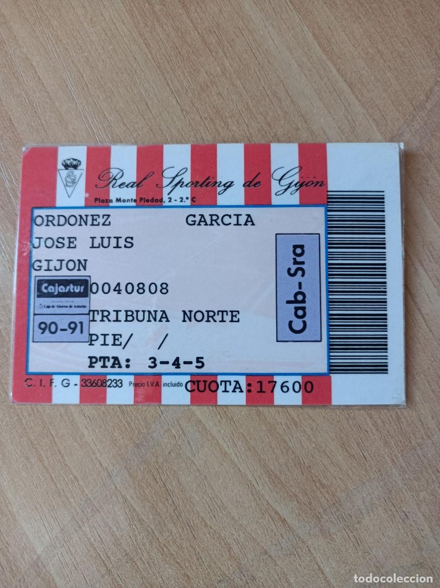 Sammelleidenschaft Sport: Carnet Sporting de Gij&oacute;n 1990-91