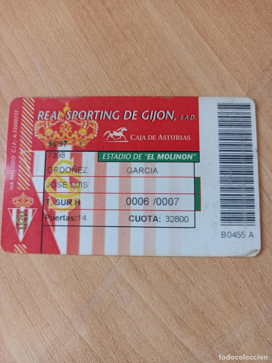 Sammelleidenschaft Sport: Carnet Sporting de Gij&oacute;n 1996-97