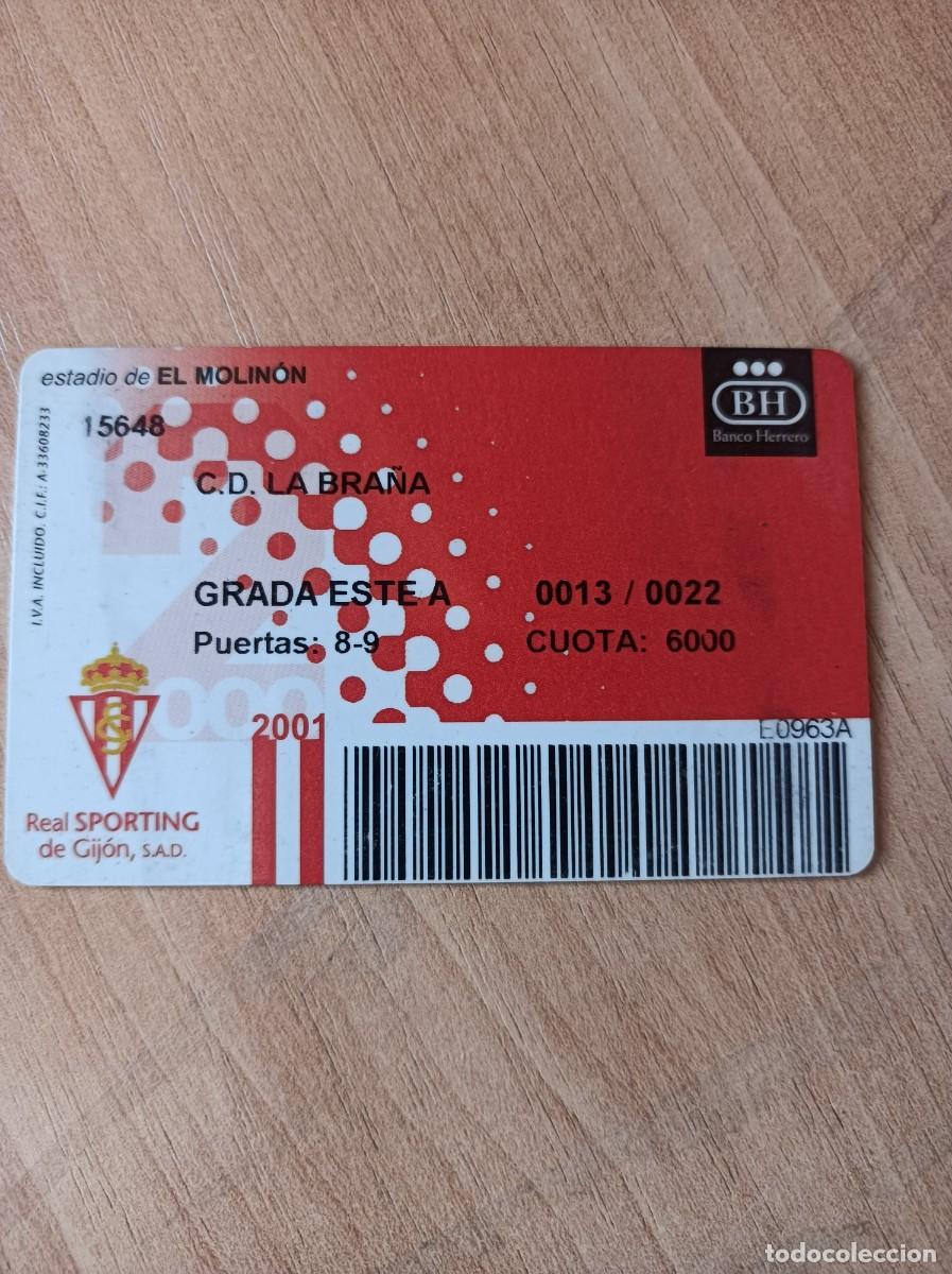 Sammelleidenschaft Sport: Carnet Sporting de Gij&oacute;n 2001
