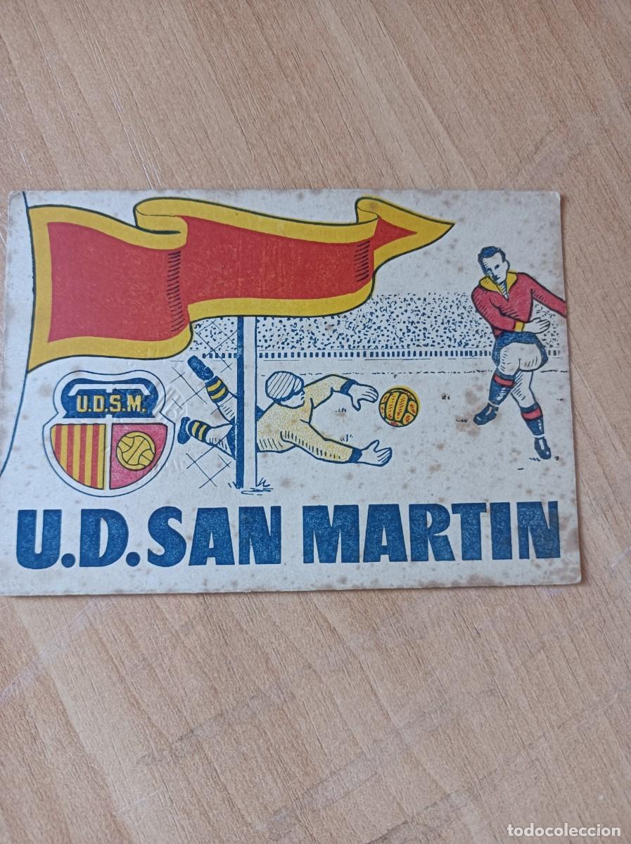 Sammelleidenschaft Sport: Carnet UD San Mart&iacute;n, 1958