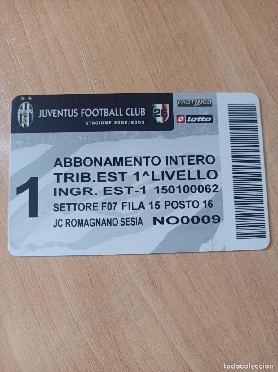Sammelleidenschaft Sport: Carnet Juventus FC, 2002-03