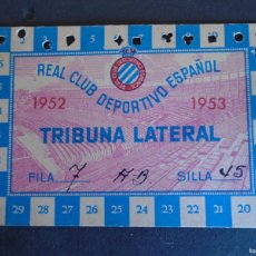 Coleccionismo deportivo: (F-240404)R.C.D.ESPAÑOL TRIBUNA LATERAL 1952-1953