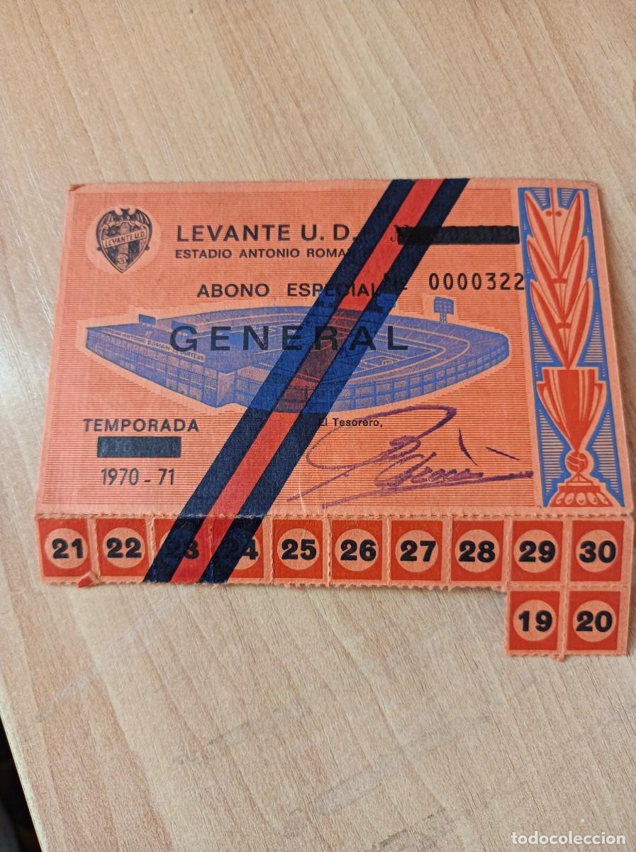 Sammelleidenschaft Sport: Carnet Levante UD 1970-71