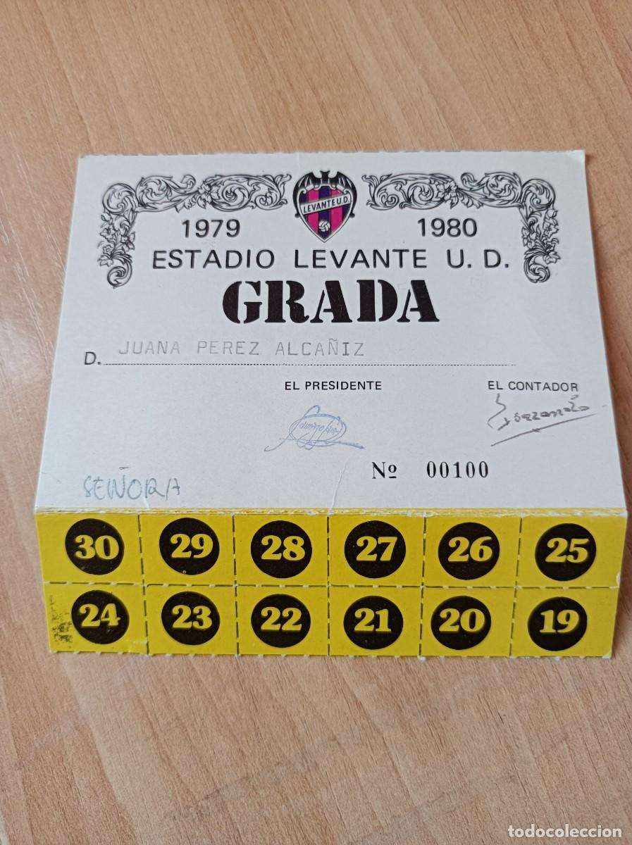 Sammelleidenschaft Sport: Carnet Levante UD 1979-80