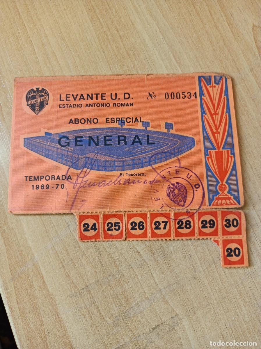 Sammelleidenschaft Sport: Carnet Levante UD 1969-70