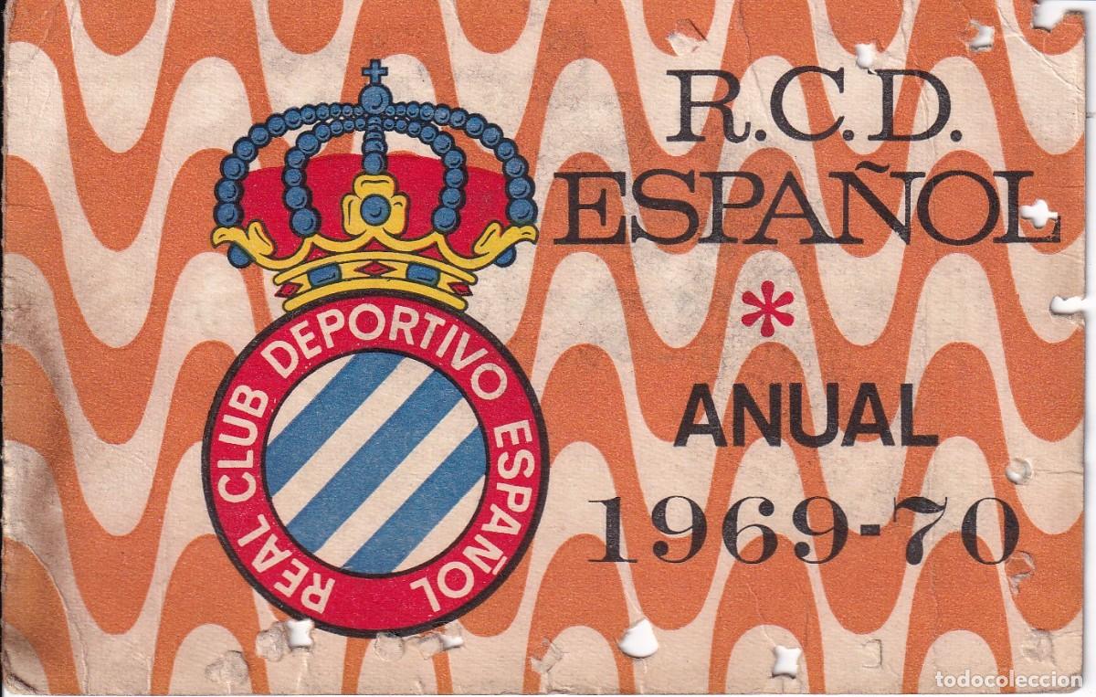 Sports collectibles: CARNET DE FUTBOL REAL CLUB DEPORTIVO ESPA&Ntilde;OL TEMPORADA 1969-1970 (ANUAL)