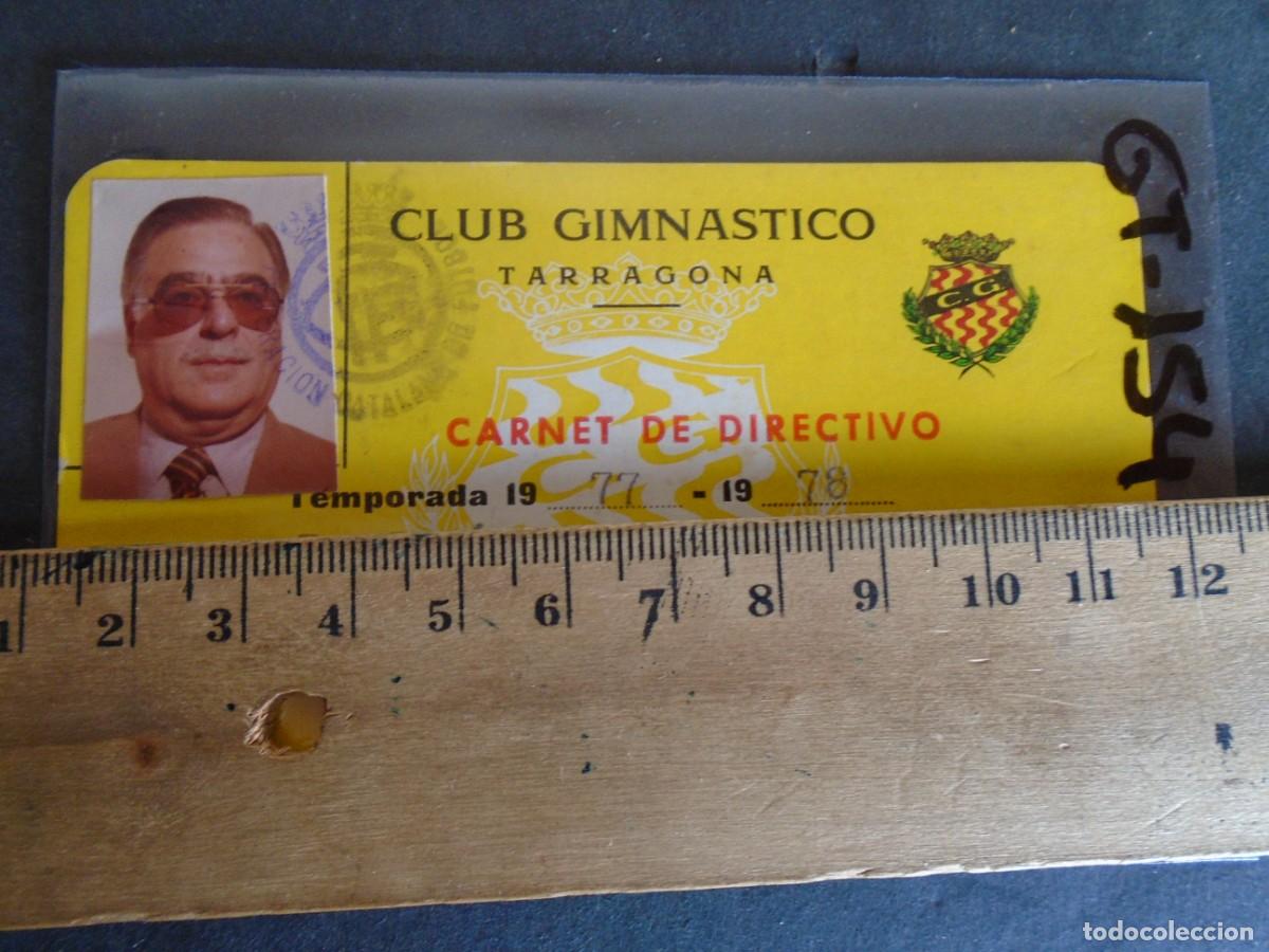 Sammelleidenschaft Sport: (GT-154)CARNET CLUB GIMNASTICO DE TARRAGONA - DIRECTIVO - 1977-78