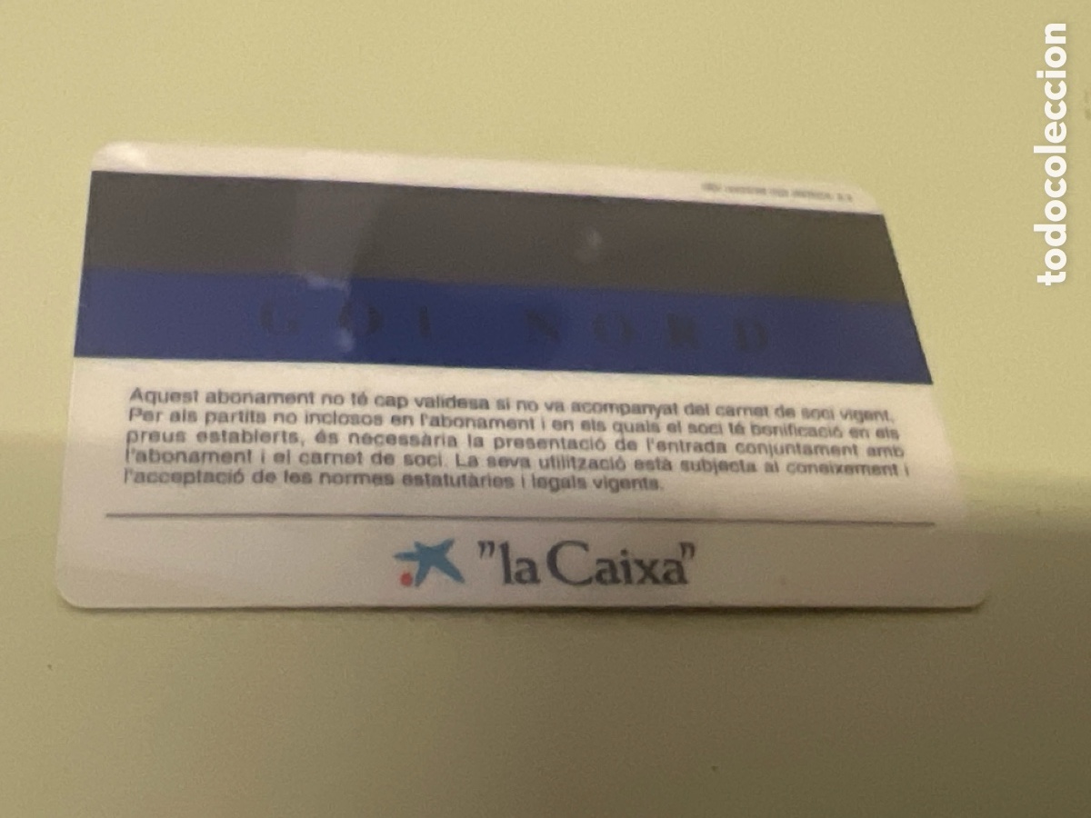 Coleccionismo deportivo: carnet socio del barcelona 98 99 - Foto 2
