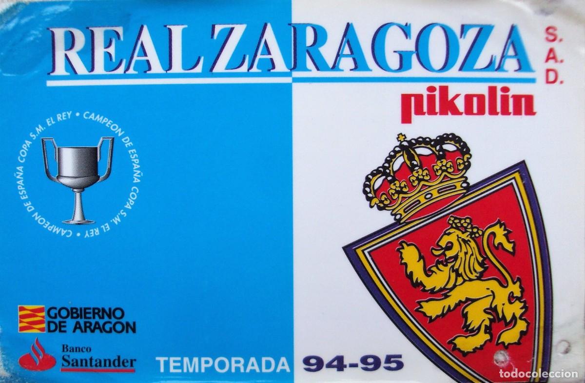 Coleccionismo deportivo: Abono real Zaragoza 1994 - 95 - Foto 1