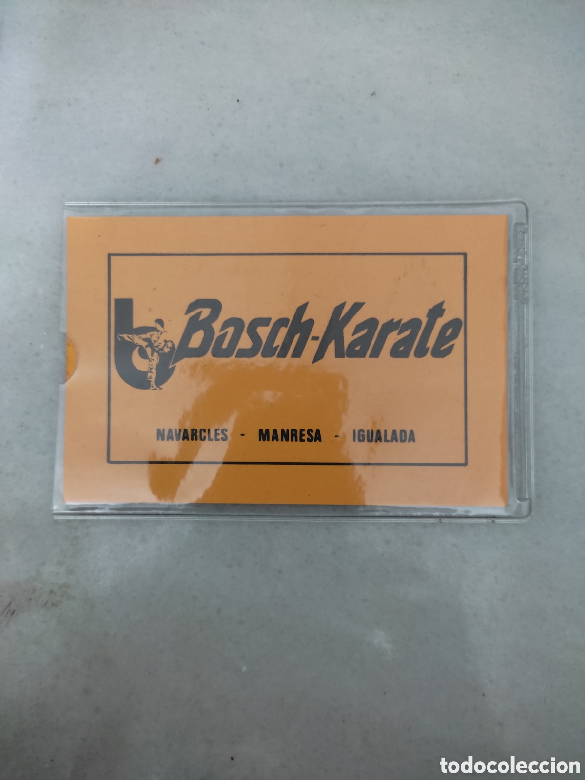 Sports collectibles: Carnet de socio del Bosch karate navarcles Manresa igualada