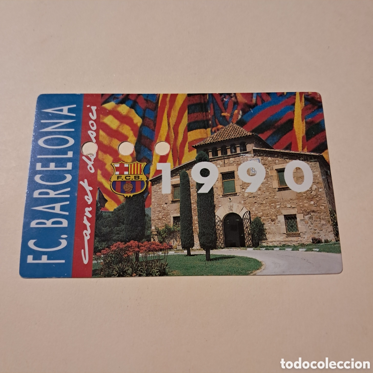 Sammelleidenschaft Sport: CARNET DE SOCI INFANTIL 1990 FC BARCELONA BAR&Ccedil;A