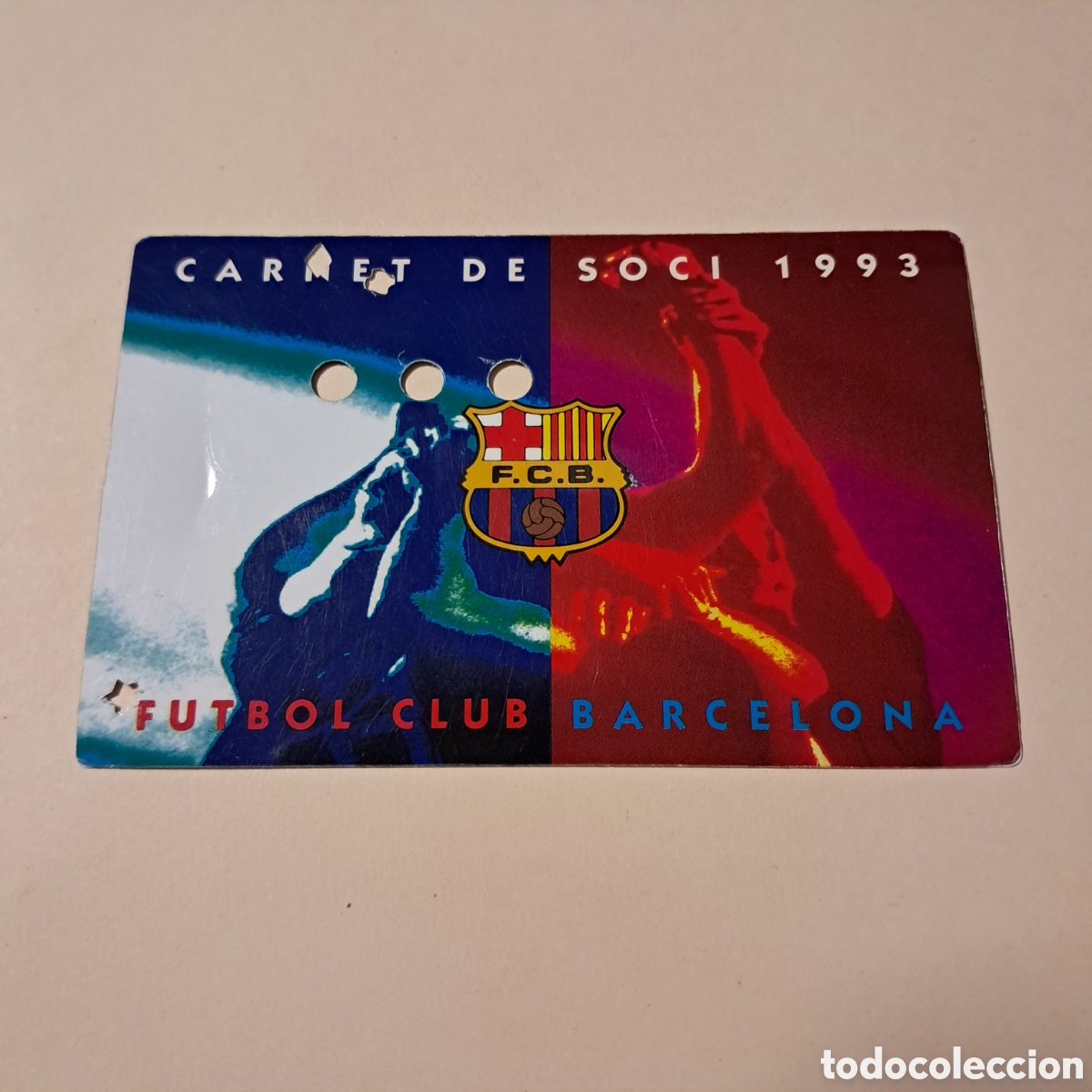Sammelleidenschaft Sport: CARNET DE SOCI INFANTIL 1993 FC BARCELONA BAR&Ccedil;A