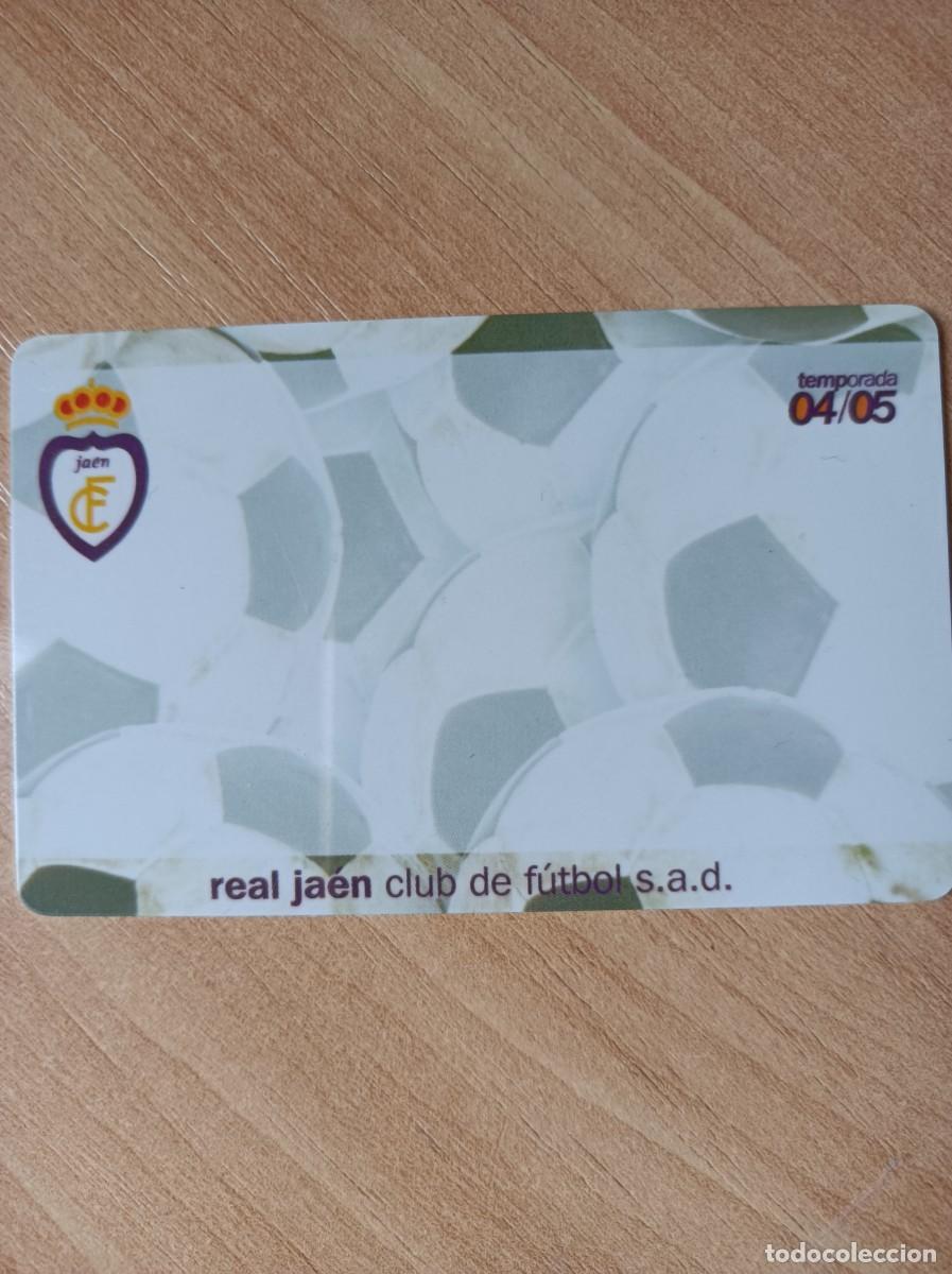 Coleccionismo deportivo: Carnet Real Ja&eacute;n 2004-05 - Foto 1