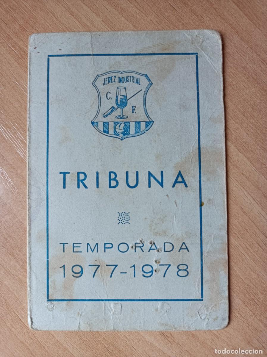 Sammelleidenschaft Sport: Carnet Jerez Industrial 1977-78