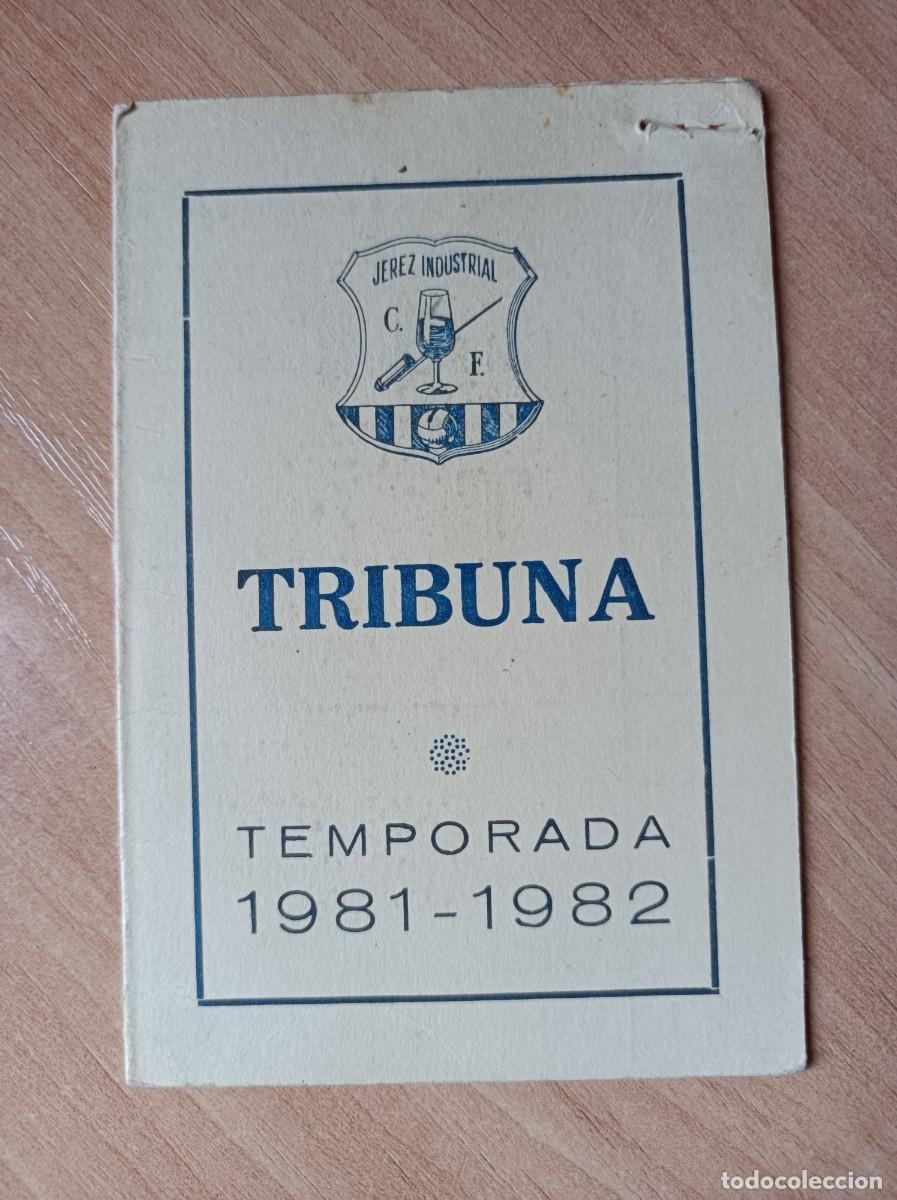 Sammelleidenschaft Sport: Carnet Jerez Industrial 1981-82