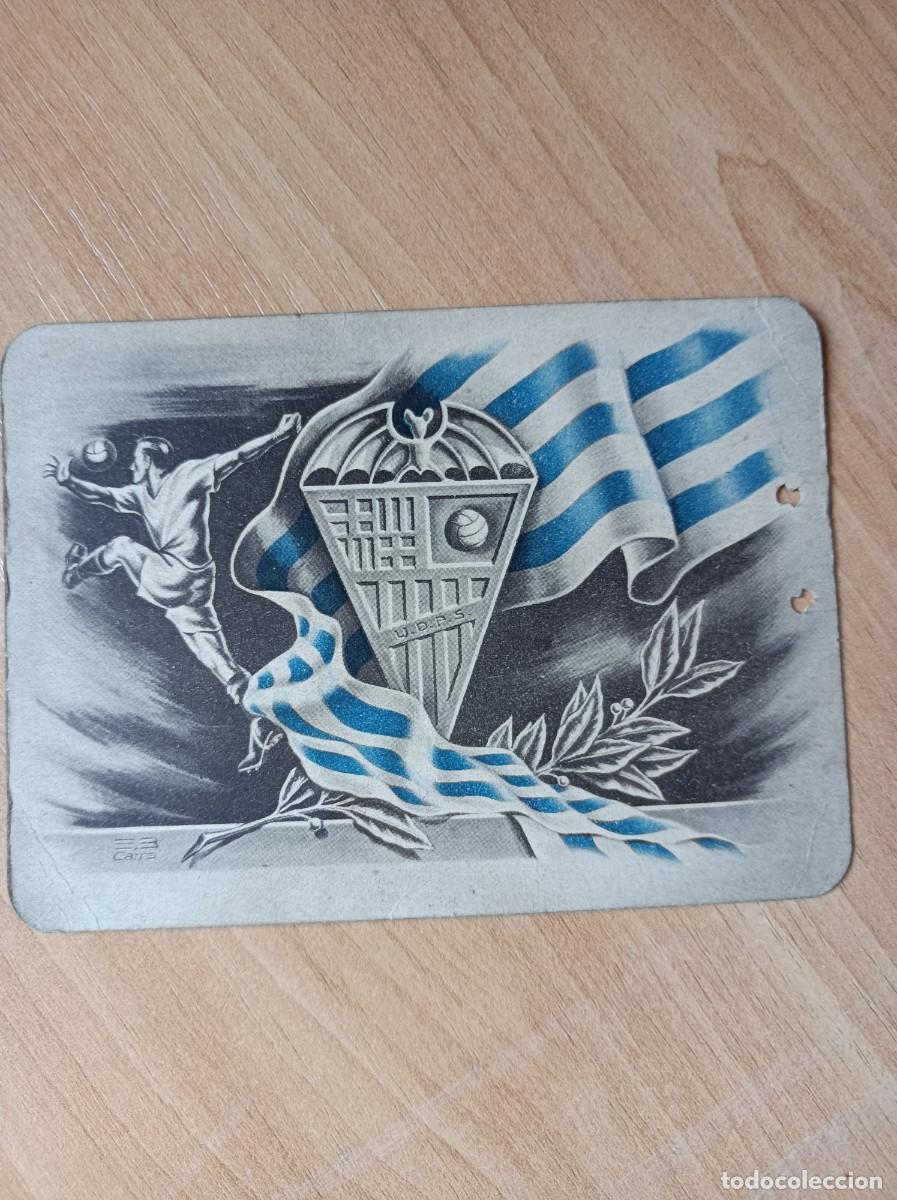 Sports collectibles: Carnet U.D. Pueblo Seco, 1954-55