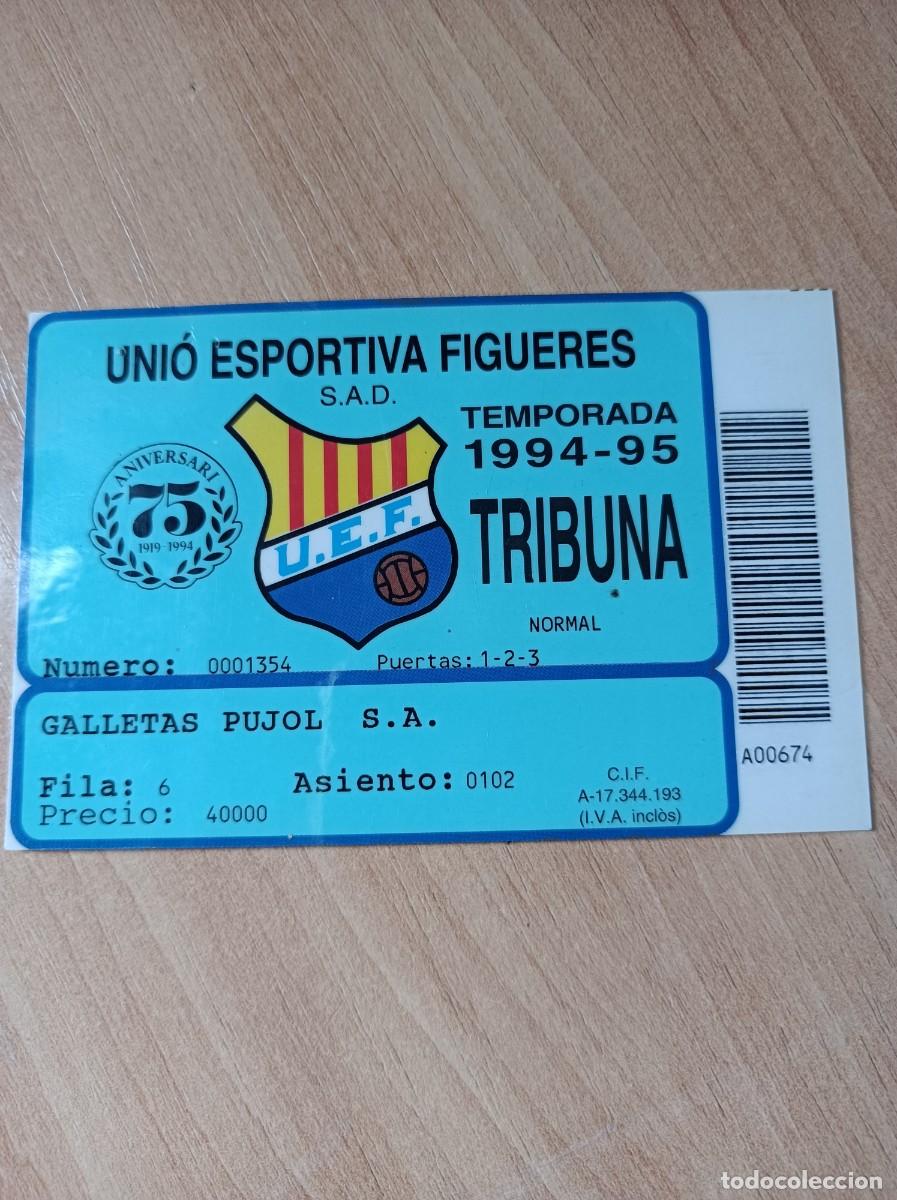 Coleccionismo deportivo: Carnet U.E. Figueras 1994-95 - Foto 1