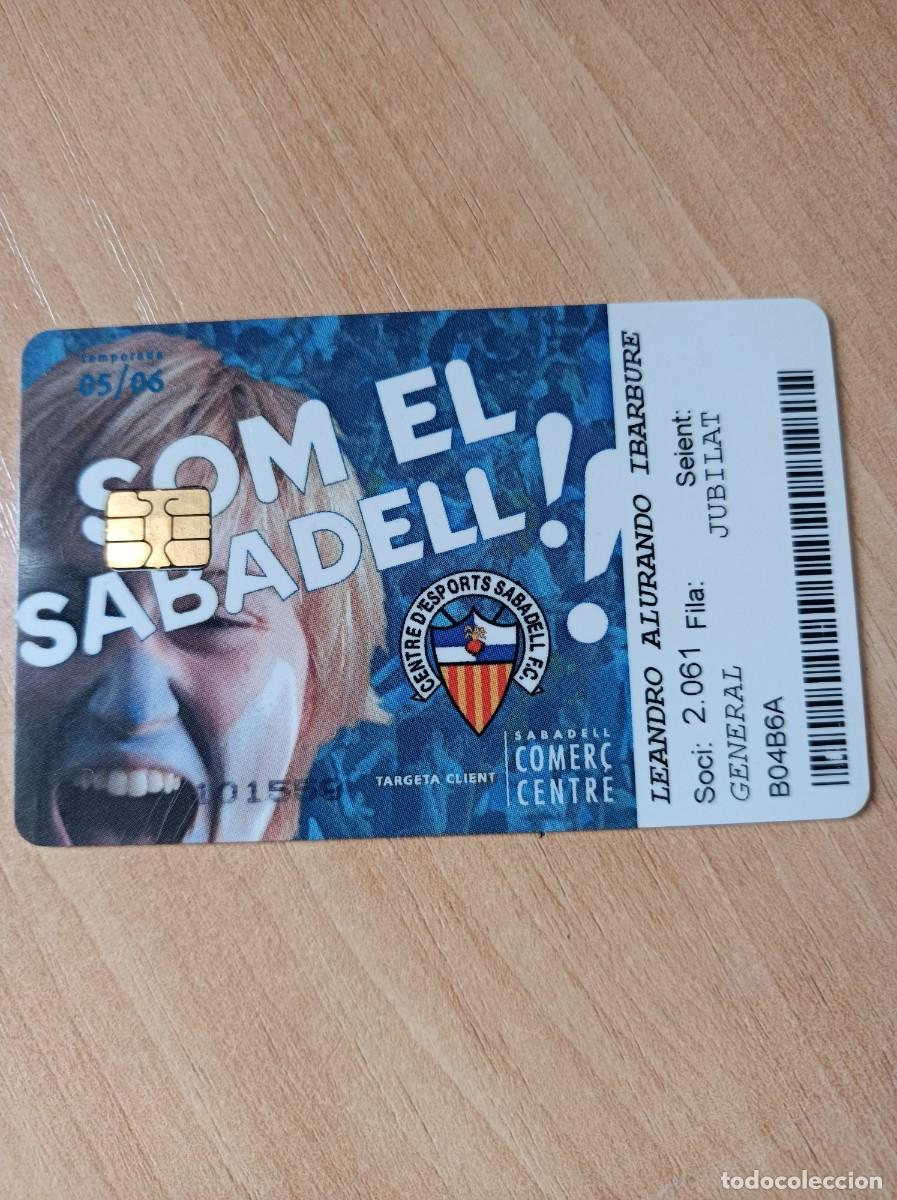 Coleccionismo deportivo: Carnet Sabadell 2005-06 - Foto 1