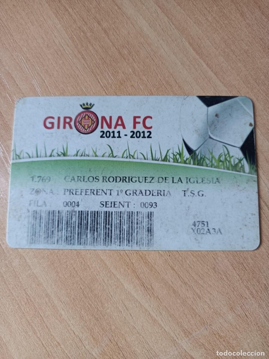 Coleccionismo deportivo: Carnet Girona 2011-12 - Foto 1