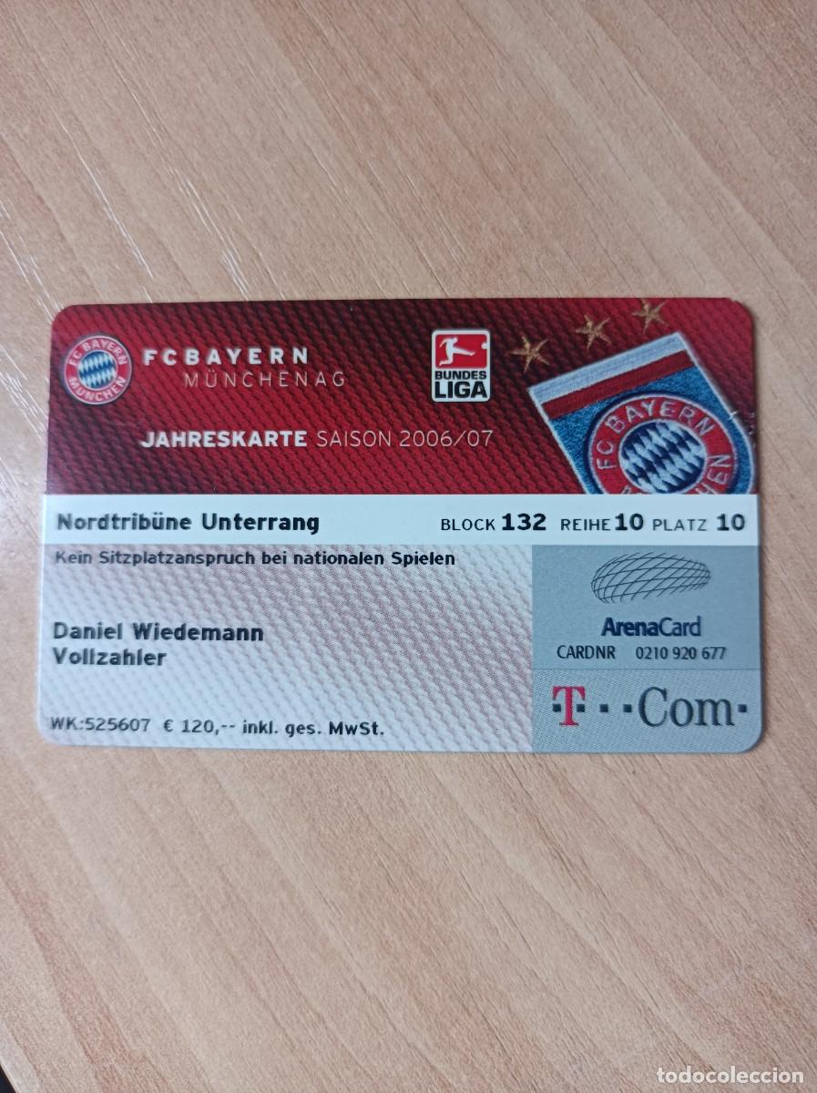 Coleccionismo deportivo: Carnet Bayern Munich 2006-07 - Foto 1