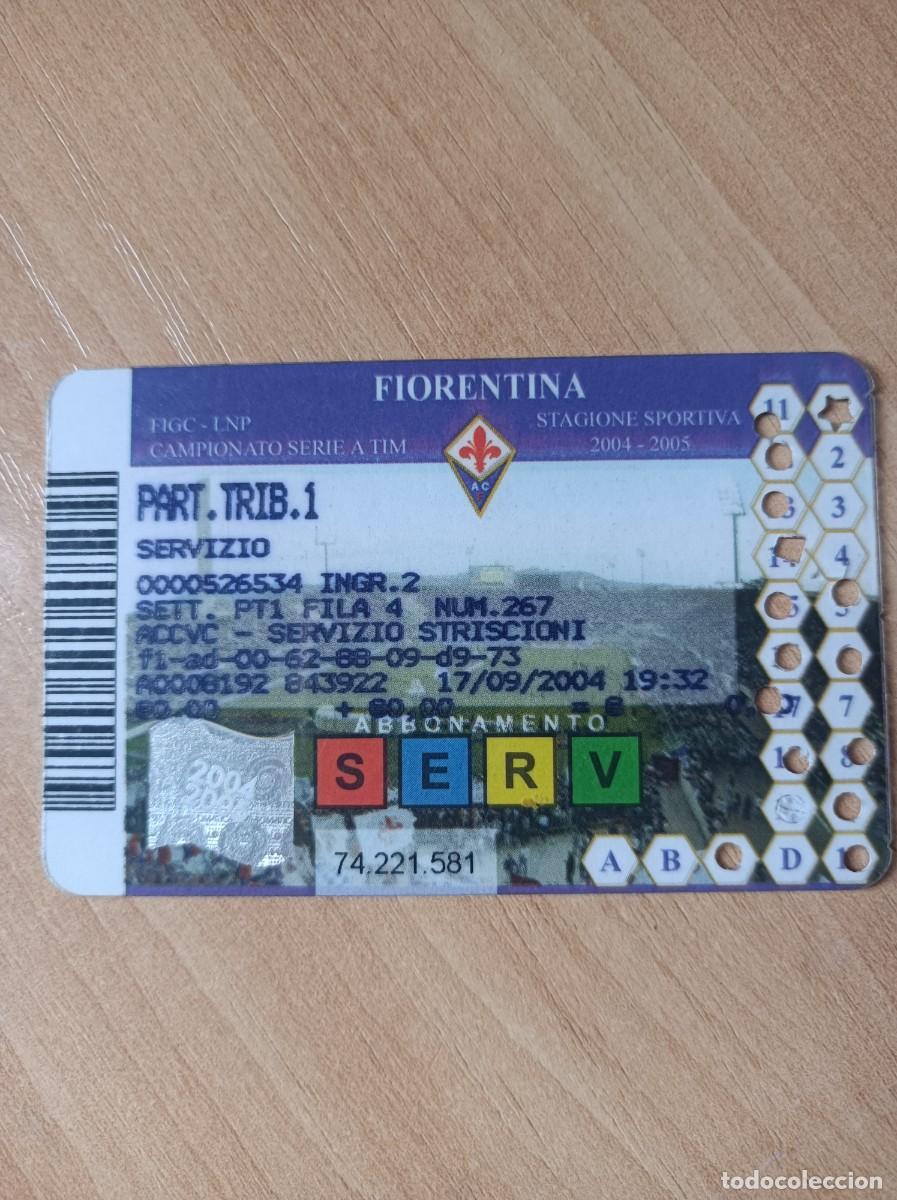 Coleccionismo deportivo: Carnet Fiorentina 2004-05 - Foto 1