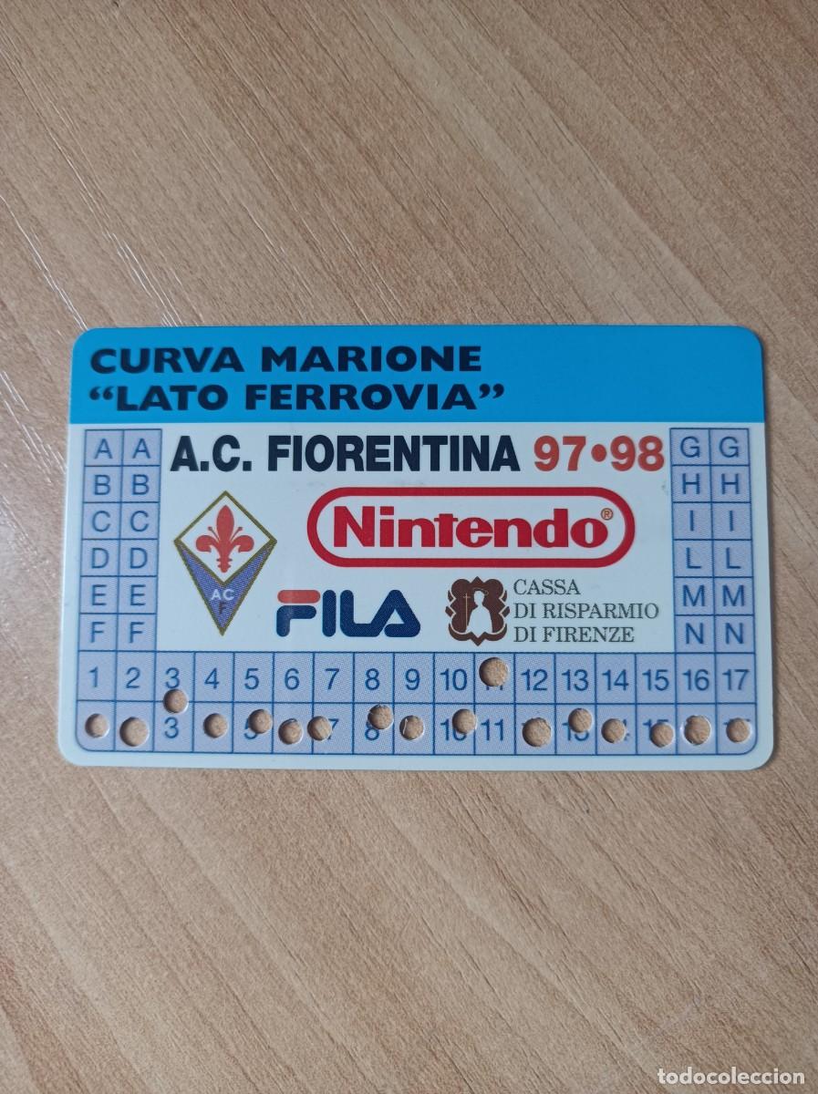 Coleccionismo deportivo: Carnet Fiorentina, 1997-98 - Foto 1
