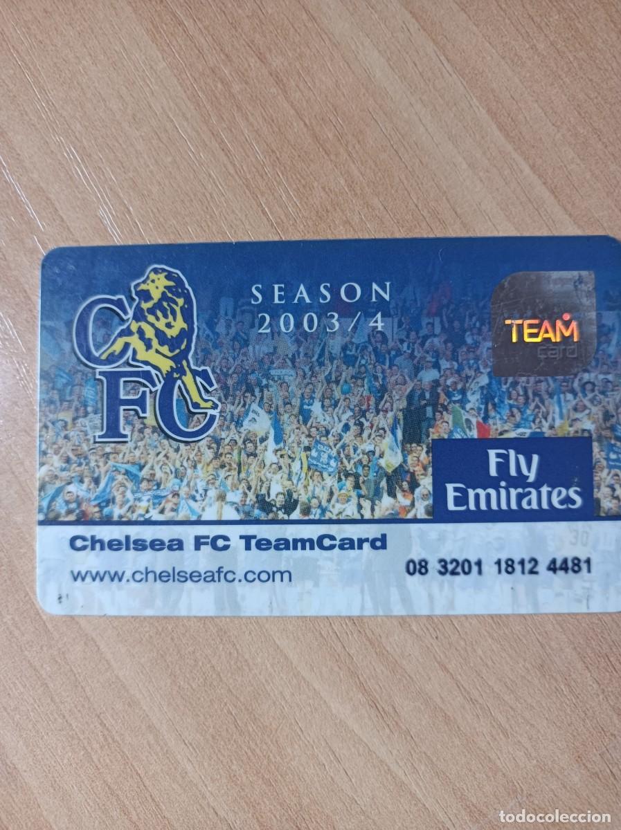 Sports collectibles: Carnet Chelsea F.C., 2003-04