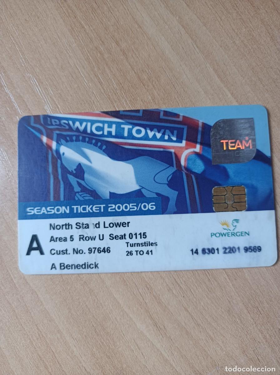 Sports collectibles: Carnet Ipswich Town, 2005-06