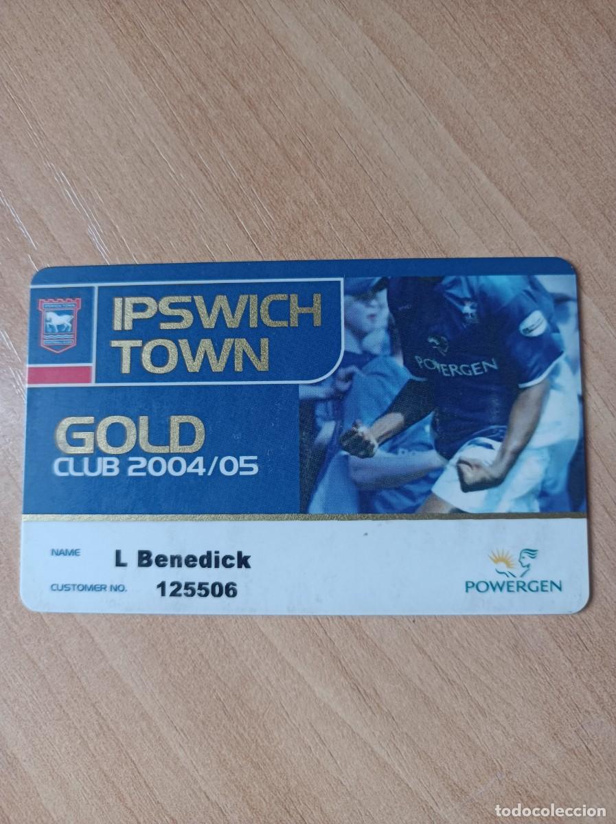 Sports collectibles: Carnet Ipswich Town, 2004-05