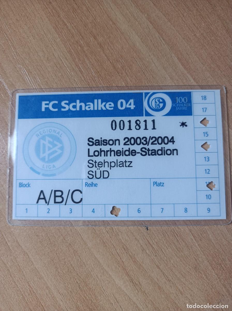 Coleccionismo deportivo: Carnet Schalke 04, 2003-04 - Foto 1