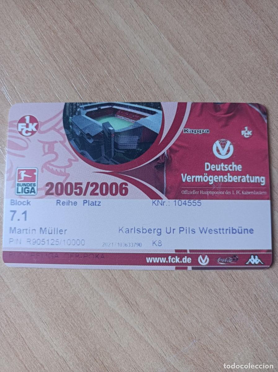 Coleccionismo deportivo: Carnet Kaiserlautern, 2005-06 - Foto 1