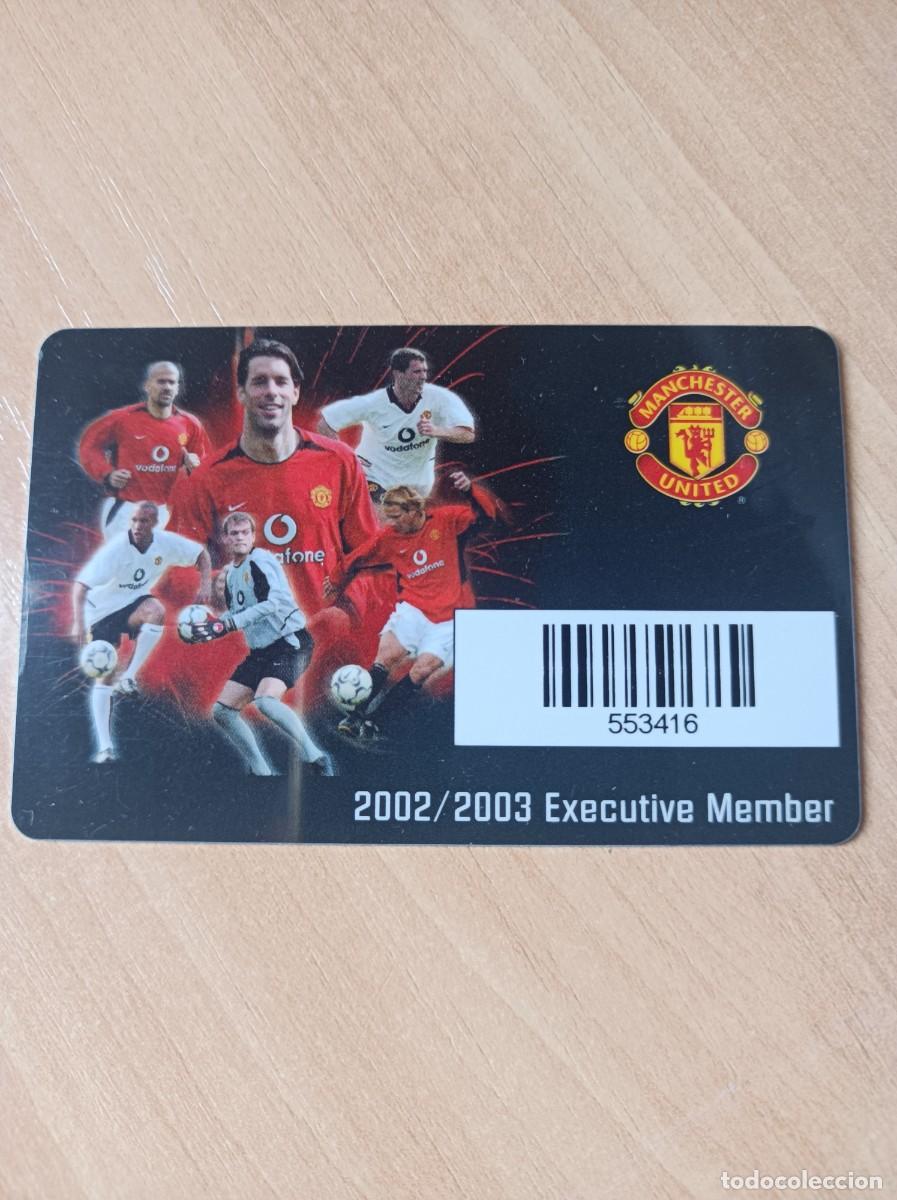 Sports collectibles: carnet Manchester United, 2002-03