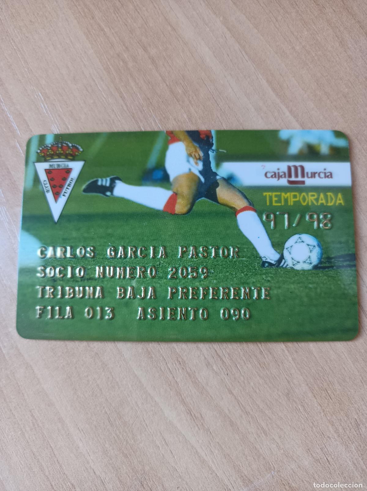 Sammelleidenschaft Sport: Carnet Real Murcia 1997-98