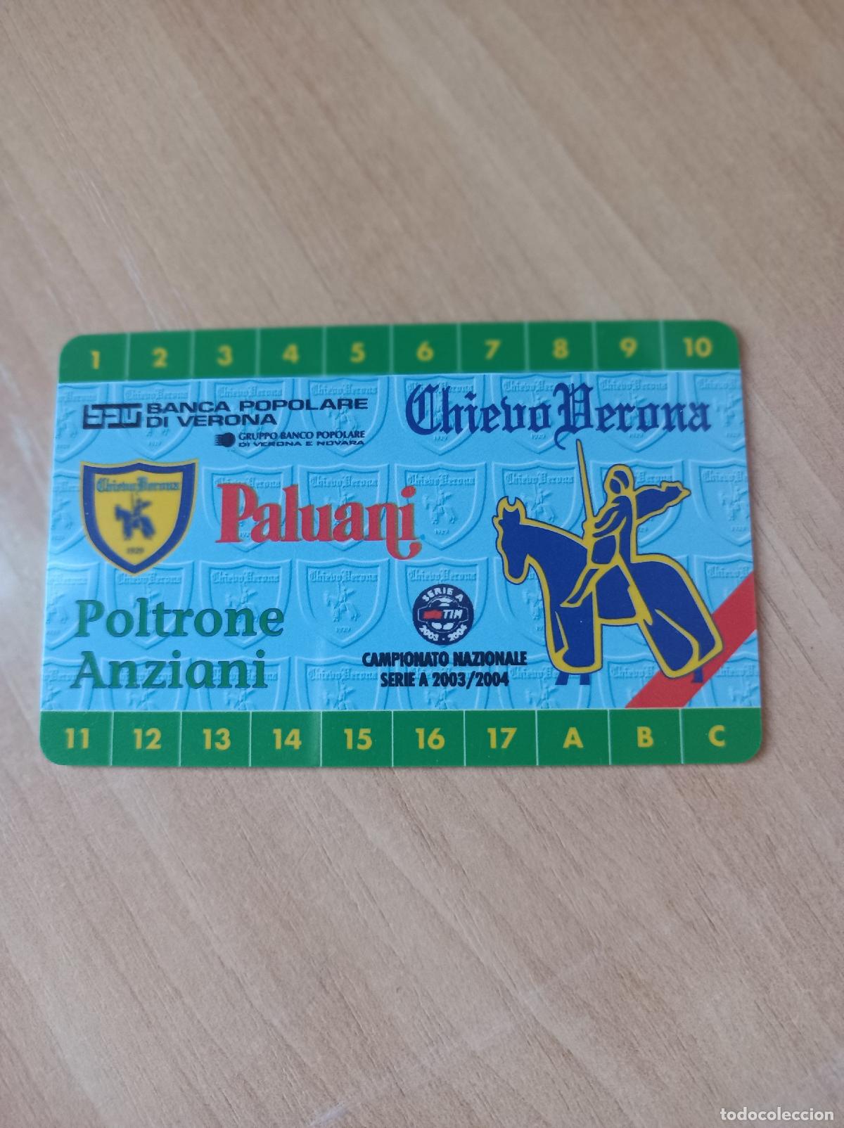 Sammelleidenschaft Sport: Carnet Chievo Verona, 2003-04 Italia