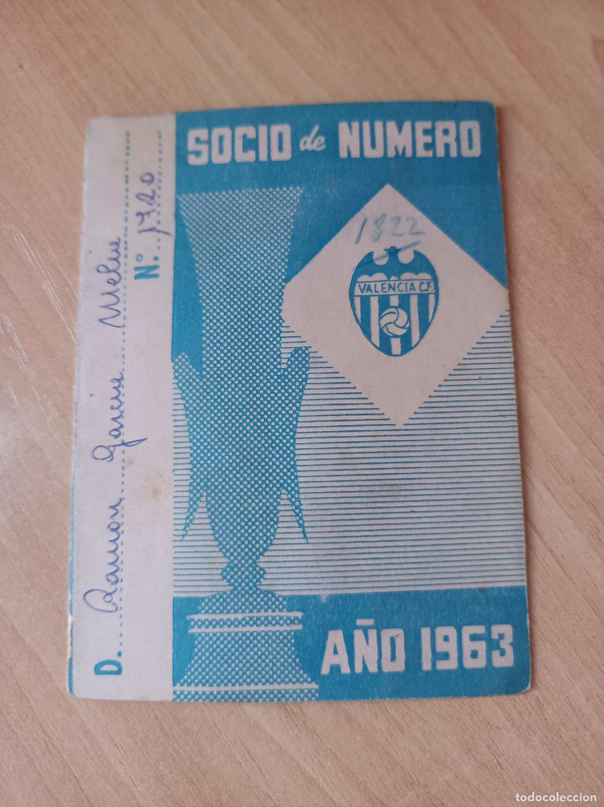 Sammelleidenschaft Sport: Carnet Valencia C.F. 1963