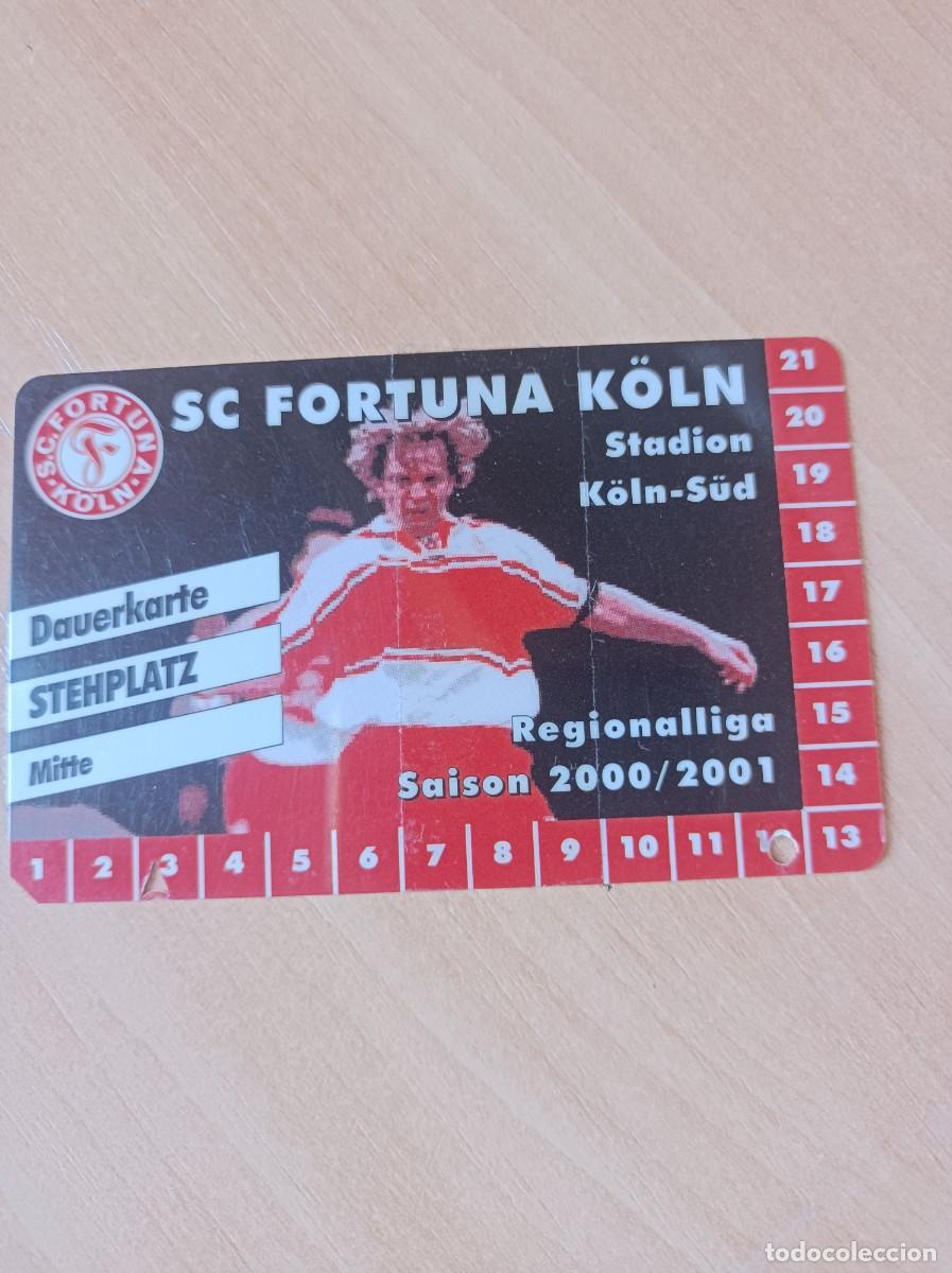 Sammelleidenschaft Sport: Carnet Fortuna Colonia 2000-01