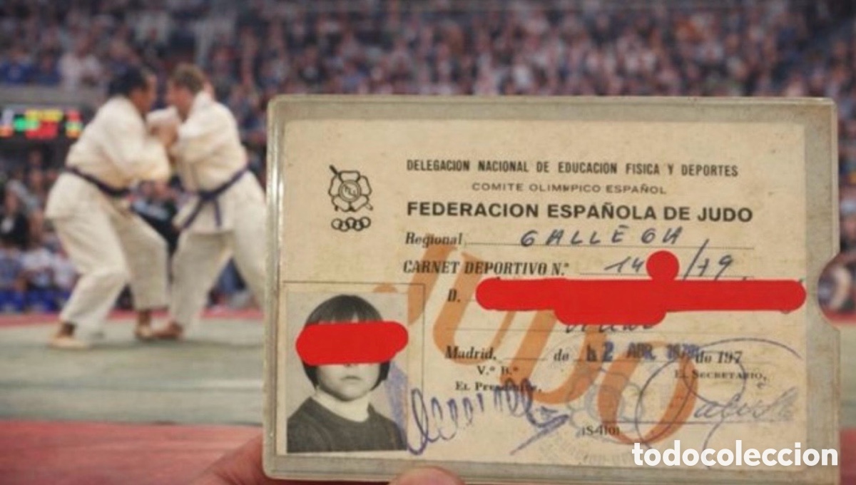 Coleccionismo deportivo: Carnet Deportivo Judo Espa&ntilde;ol 1979