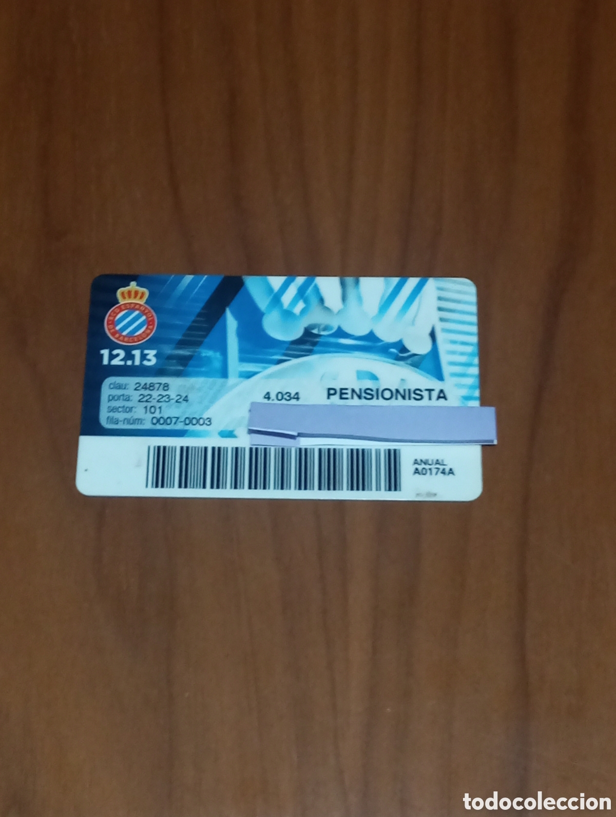Coleccionismo deportivo: CARNET ABONO RCD ESPANYOL 2012 2013