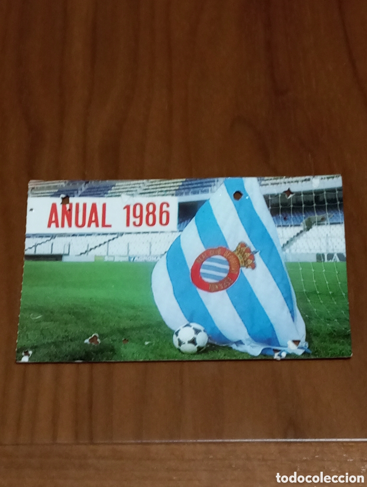Coleccionismo deportivo: CARNET ABONO SOCIO RCD ESPANYOL 1986 ANUAL